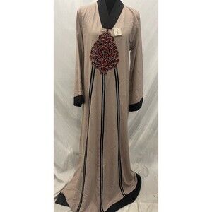 Darra from Kuwait Muumuu Kaftan Women’s Dress New With Tag Pink Black